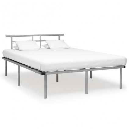 Rám postele Ledbury - šedý kov | 160x200 cm