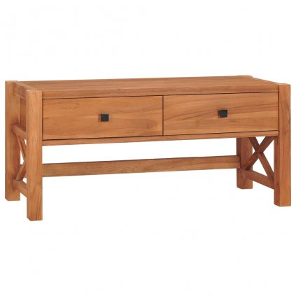 TV stolek Balldo - 100x40x45 cm | recyklované teakové dřevo