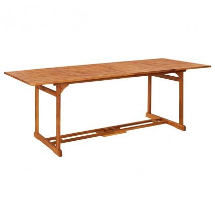 Zahradní jídelní stůl Reine - 220x90x75 cm | masivní akáciové dřevo