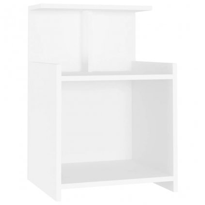 Noční stolek Barnes - 40x35x60 cm | bílý