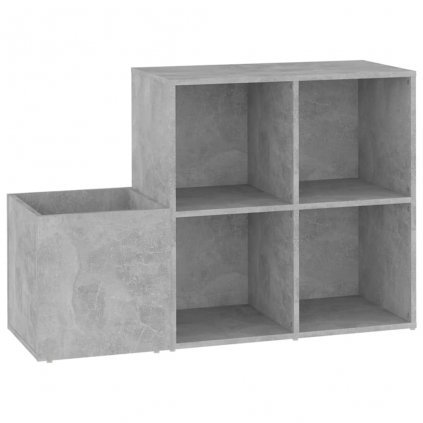 Botník Dufton - 105 x 35,5 x 70 cm | betonově šedý