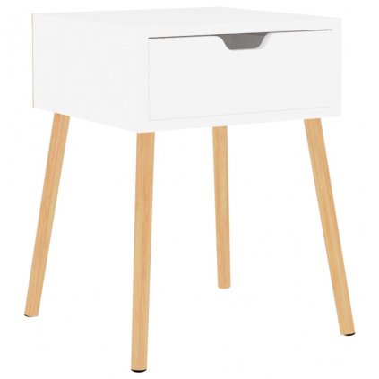 Noční stolek Bonhill - 40x40x56 cm | bílý