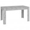 Jídelní stůl Alexis - 140x74,5x76 cm | betonově šedý