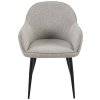 Jídelní židle Boise - látka | šedá