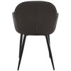 Jídelní židle Boise - látka | černá