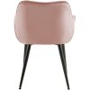 Jídelní židle Tanna - samet | růžová