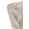 Jídelní židle Tanna - samet | krémová