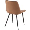 Jídelní židle Rahden - samet | hnědá