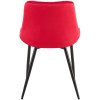 Jídelní židle Rahden - samet | červená