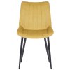 Jídelní židle Rahden - samet | žlutá