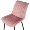 Jídelní židle Rahden - samet | růžová