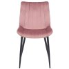 Jídelní židle Rahden - samet | růžová