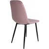 Jídelní židle Napier - 4 kusy - samet | růžová