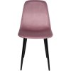 Jídelní židle Napier - 4 kusy - samet | růžová