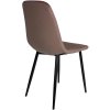 Jídelní židle Napier - 4 kusy - samet | hnědá