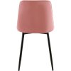 Jídelní židle Gifford - samet | růžová