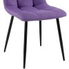Jídelní židle Antibes - látka | lila