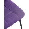 Jídelní židle Antibes - látka | lila