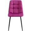 Jídelní židle Antibes - samet | lila
