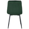 Jídelní židle Antibes - 4 kusy - samet | zelená