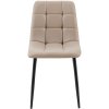 Jídelní židle Antibes - imitace kůže | taupe