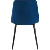 Jídelní židle Antibes - 4 kusy - samet | tmavě modrá