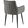 Jídelní židle Tirana - samet | antracitová