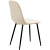Jídelní židle Baxter - samet | krémová