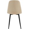 Jídelní židle Baxter - samet | krémová
