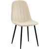 Jídelní židle Baxter - samet | krémová