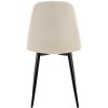 Jídelní židle Baxter - samet | krémová bílá