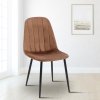 Jídelní židle Baxter - samet | hnědá