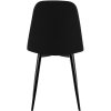 Jídelní židle Baxter - samet | černá