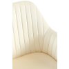Jídelní židle Welby - samet | krémová