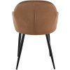 Jídelní židle Boise - 2 kusy - samet | hnědá