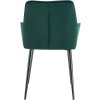 Jídelní židle Ferndale - samet | tmavě zelená