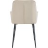 Jídelní židle Ferndale - samet | krémová