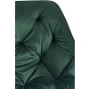 Jídelní židle Antigo - samet | zelená