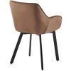 Jídelní židle Antigo - samet | hnědá
