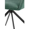 Jídelní židle Olema - látka | zelená