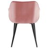 Jídelní židle Tanna - samet | růžová