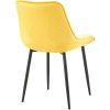 Jídelní židle Wallace - samet | žlutá