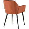 Jídelní židle Emia - 2 kusy - samet | hnědá