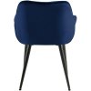 Jídelní židle Tanna - samet | tmavě modrá