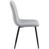 Jídelní židle Dijon - látka | šedá