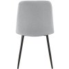 Jídelní židle Dijon - látka | šedá