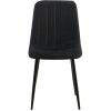 Jídelní židle Dijon - látka | černá