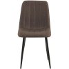 Jídelní židle Dijon - látka | hnědá