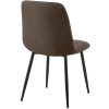 Jídelní židle Dijon - látka | hnědá