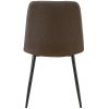 Jídelní židle Dijon - látka | hnědá
